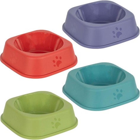 Миска для домашних животных пластиковая 15*15*5 см