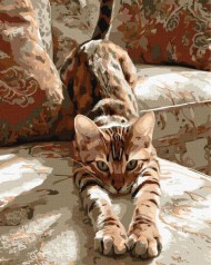 Картина по номерам – Утренняя разминка 40х50 см.