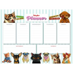 Планер на магнитной основе с алмазной мозаикой 