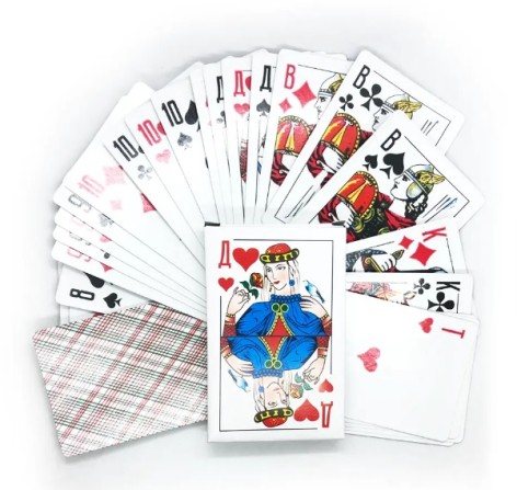 Карты игральные 36шт 240гр 5шт в упак Стратег 