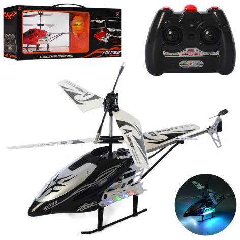 Р/В Вертоліт, акум, 25см, гіроскоп, світло, 3каналу, USBзарядний, 2кол, в кор-ці, 42-16-8см /12/