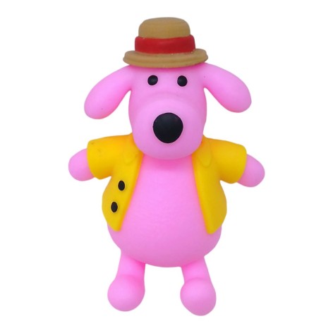 Игрушка-антистресс "Песик", пена, розовый