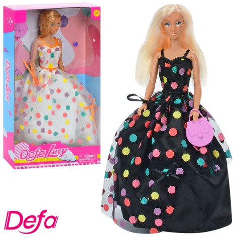 Кукла DEFA 29см, сумка, 2 вида, в кор-це, 18,5-31-5см 