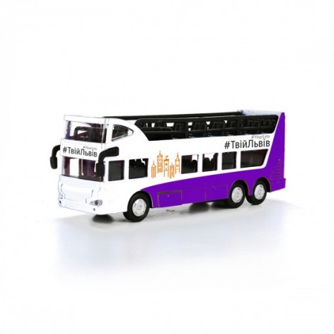 Игрушечная модель - автобус двухэтажный Львов 