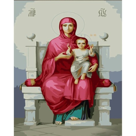 Картина по номерах Всецариця 30х40 см