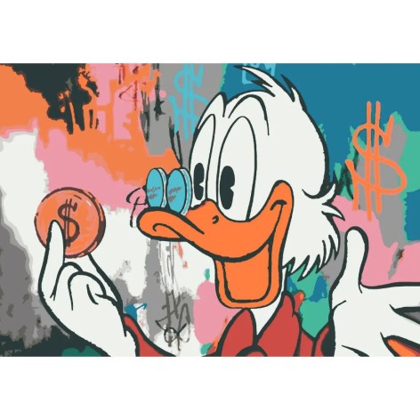 Картина по номерам Riviera Blanca MONEY 28x40 см