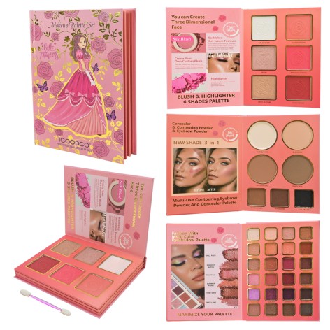 Косметика палетка, тени для век кор.13,5*2*17,5см 