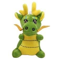 Мягкая игрушка Дракон зеленый 16 см