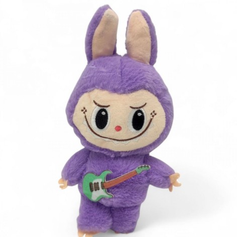 Мʼяка іграшка - монстрик Лабубу 25 см. (Бузковий)