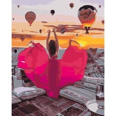 Картина по номерах 0069 ОРТ Яскрава Каппадокія 40*50