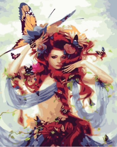 Набір для розпису по номерах Стан душі Strateg розміром 30х40 см (SS-6517)