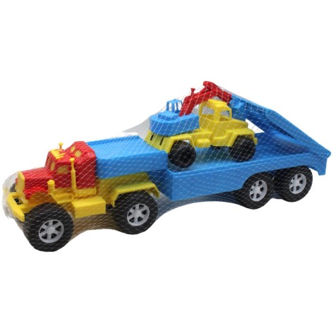 Трак Автотрейлер красный+синий