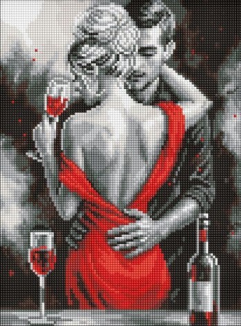 Алмазная мозаика - "Красная любовь" ©art_selena_ua, 30х40см