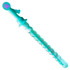 Мильні бульбашки-гіганти з розсувною рамкою, 46 см (бірюзовий)