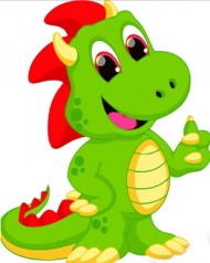 Набор для росписи по номерам Зеленый дракончик Strateg размером 30х30 см (ES119)