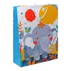 Пакет подарочный (40х12х30,5 см.), слоник