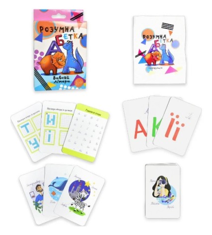 Настольная игра Strateg Умный алфавит обучающий на украинском языке 