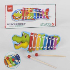 Деревянный ксилофон "Fun Game" 2 вида, в коробке