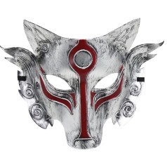 маска волк серебро