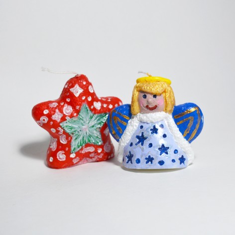 Набор для росписи свечей Ангел и Звезда