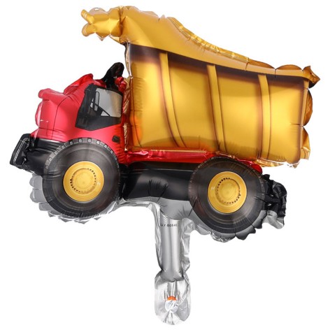 Большие гелиевые шары «Грузовик», надувные фольгированные воздушные фигуры для праздника 31*24 см //