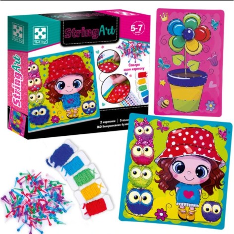 Набір для творчості Vladi Toys стрінг арт. Сонячна прогулянка.VT4501-20 (укр)