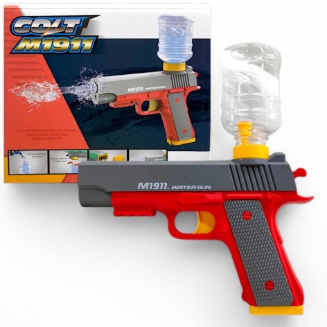 Водний пістолет "Colt", акумуляторний (червоний)