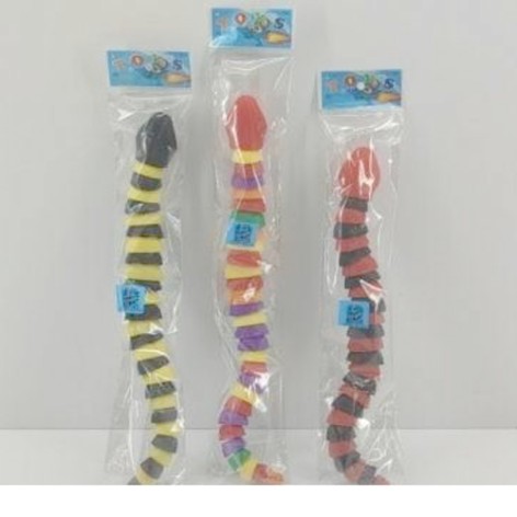 Гра змія, 23см, рухлива, антистрес, мікс кольорів, у п/е 8-29-3см 