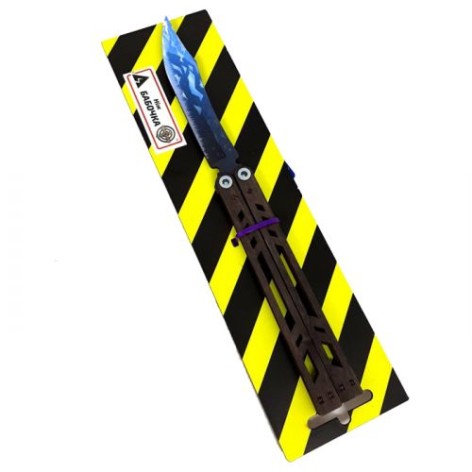 Сувенирный нож деревянный «Бабочка COLD FLAME», Холодное пламя