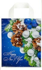 Пакет ламинированный новогодний 