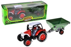 Трактор інерційний металевий, з причіпом 955-47