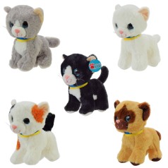 Мягкая игрушка котята 5 видов, 20см 