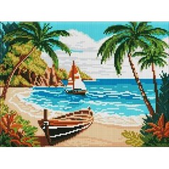 Алмазна мозаїка без підрамника 