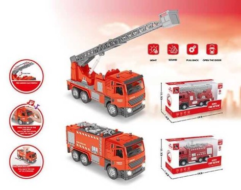 Спецтехника 2 вида, свет, металлическая, звук, в кор. 