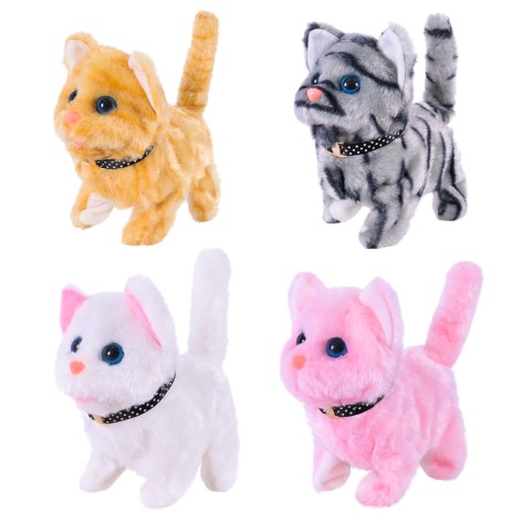 М'яка інтерактивна кошеня 4 мікс 15*8*12см 