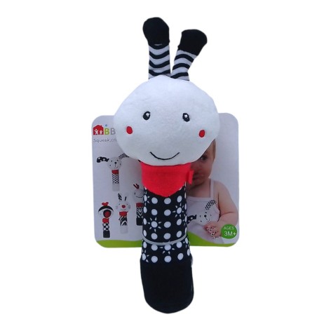 Погремушка мягкая "Зверюшки. Гусеница" (18 см), 3 мес+