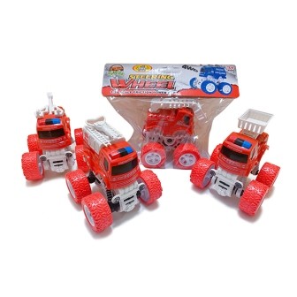 Пожарная машина игрушечная на больших колесах 656-41 инерционная 4 вида 22*9*15