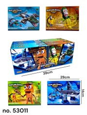 Конструктор БРЕЙНРОТ герої 53011 ( 100+- дет.) /17/136/8шт в кор.