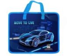 Тека пластикова із текстильними ручками KIDIS, Move to Live