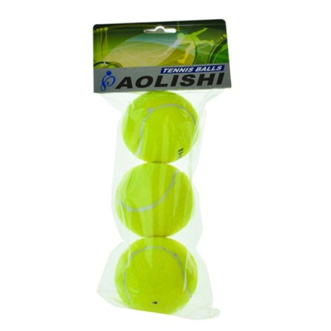 Мячи для большого тенниса арт.BT1701 3шт. пакет.