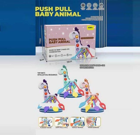 Погремушка 3 цвета, прорезыватель, пальчиковые игры, силиконовые шнурочки, микс видов, в кор. 