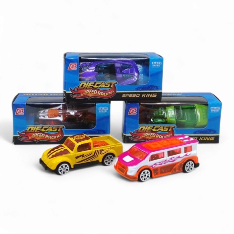 Машинка металлопластик, в коробке, 7 см, микс, 1 штука