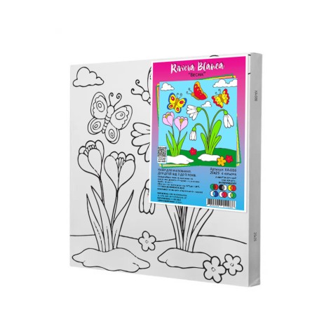 Набір для розпису по контурах для дітей Riviera Blanca Весна 25x25 см (КА-086)
