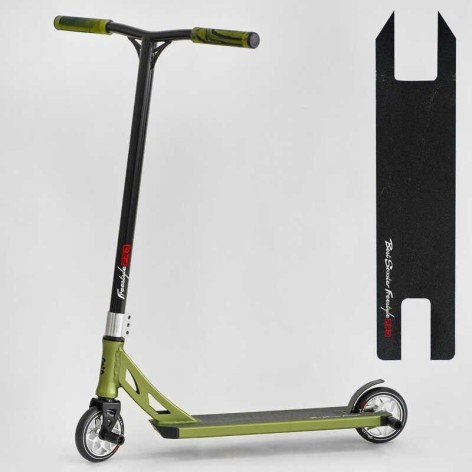 Самокат трюковий "Best Scoote" (HIC-система, ПЕГИ, алюмінієвий диск та дека, колеса PU, d=120 мм, ширина керма 58 см)