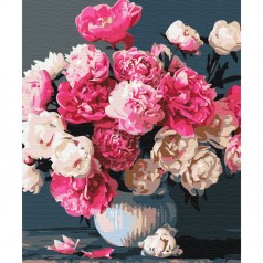 Картина по номерам: Букет розовых радостей