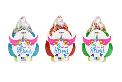 Набор для творчества Mi-mi Slimi Рожок 0,100 кг, в ассорт. Strateg 