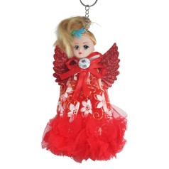 Кукла-брелок с крыльями 
