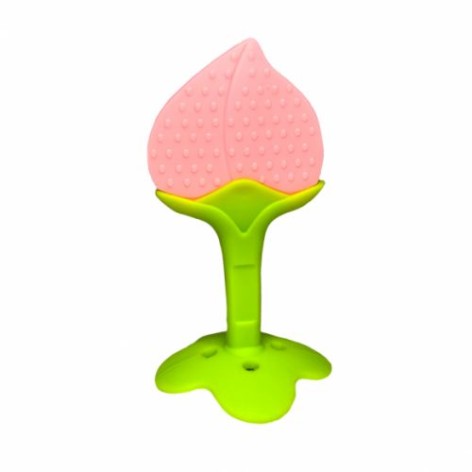 Прорезыватель "Клубника", розовый