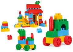 Конструктор пластиковый 132 элемента