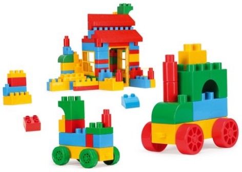 Конструктор пластиковый 132 элемента